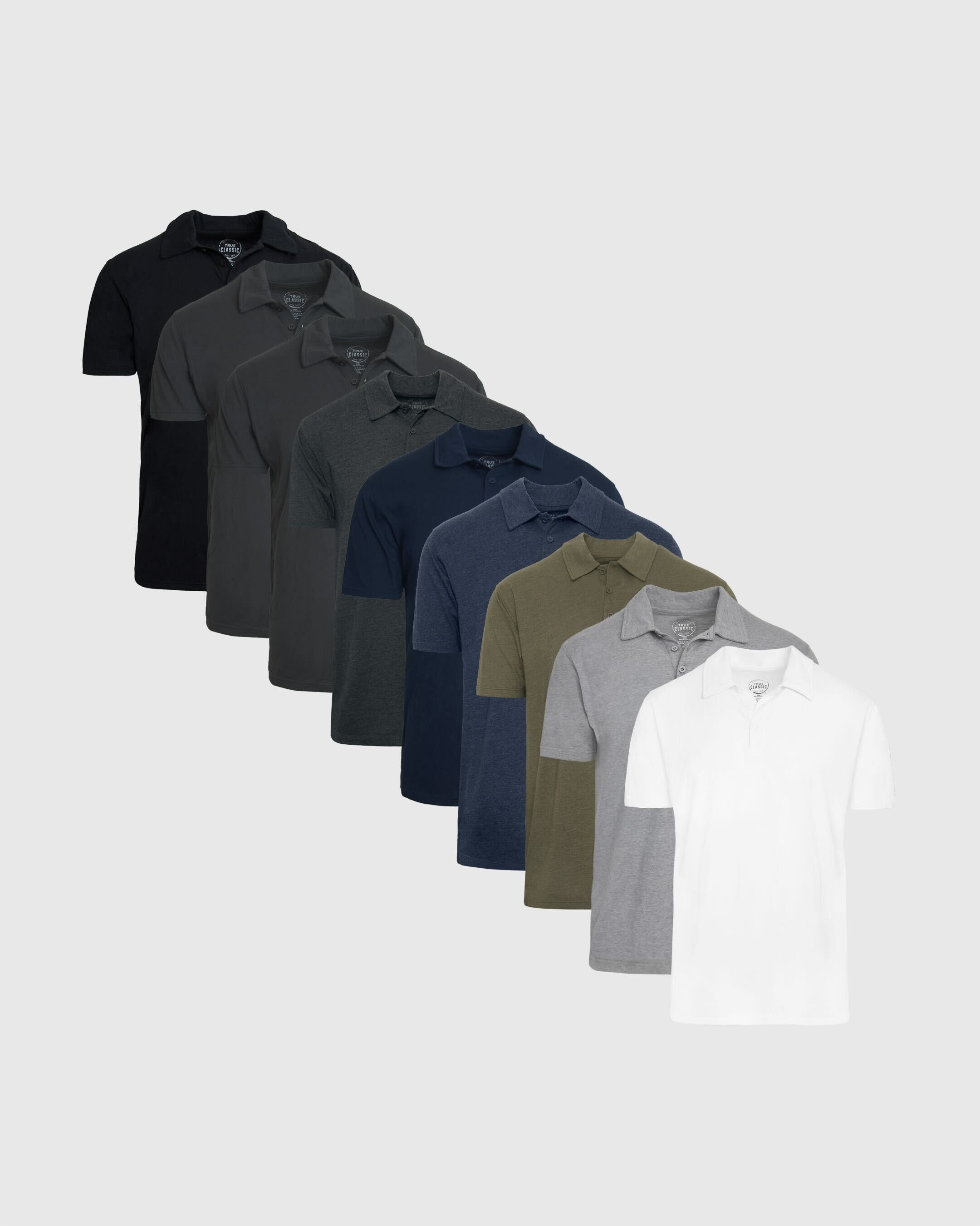 Essential Polo 9-Pack sold by True Classic