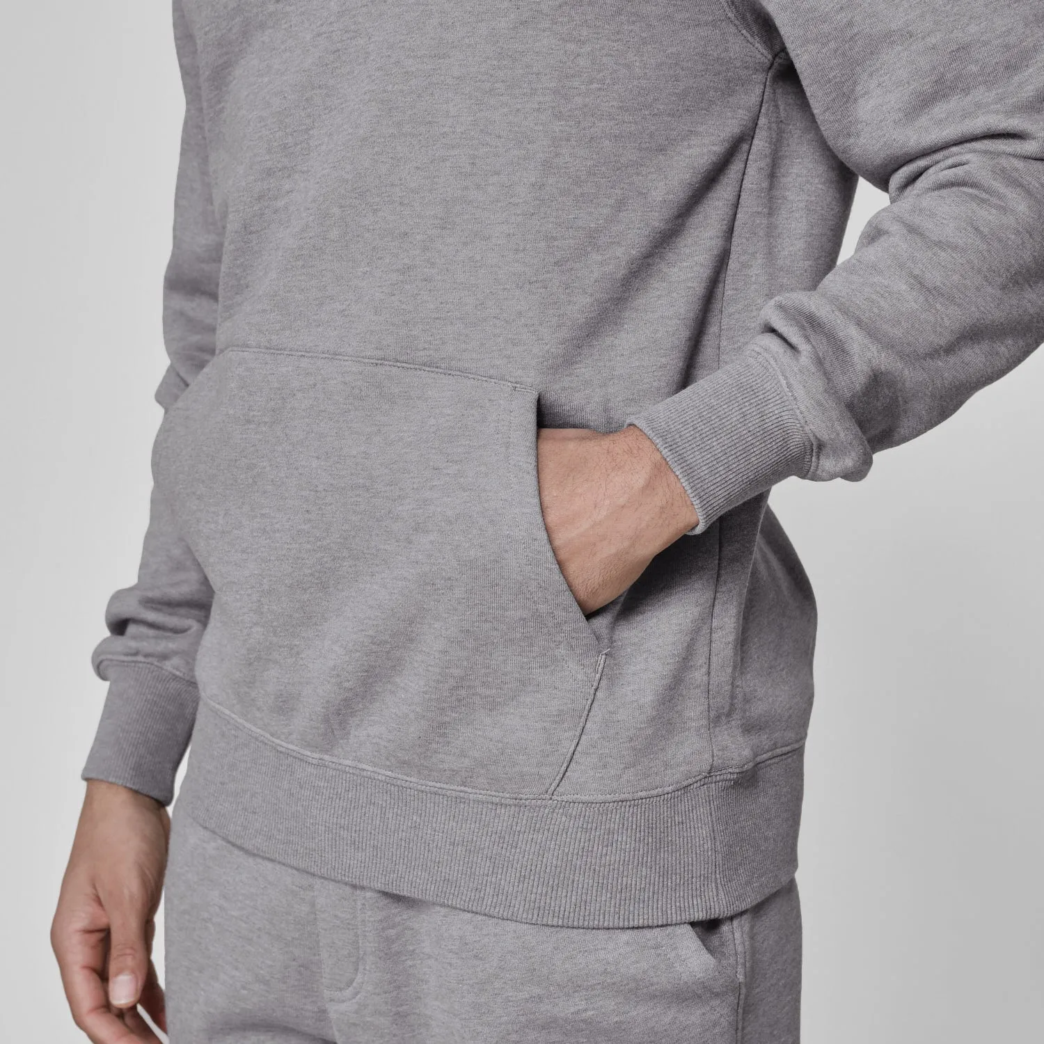 Heather Gray Pullover Hoodie and Jogger Set sold by True Classic product image thumbnail 4