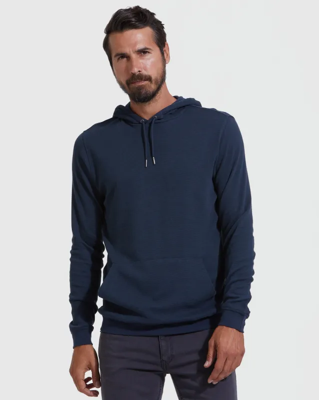 Navy Waffle Hoodie sold by True Classic
