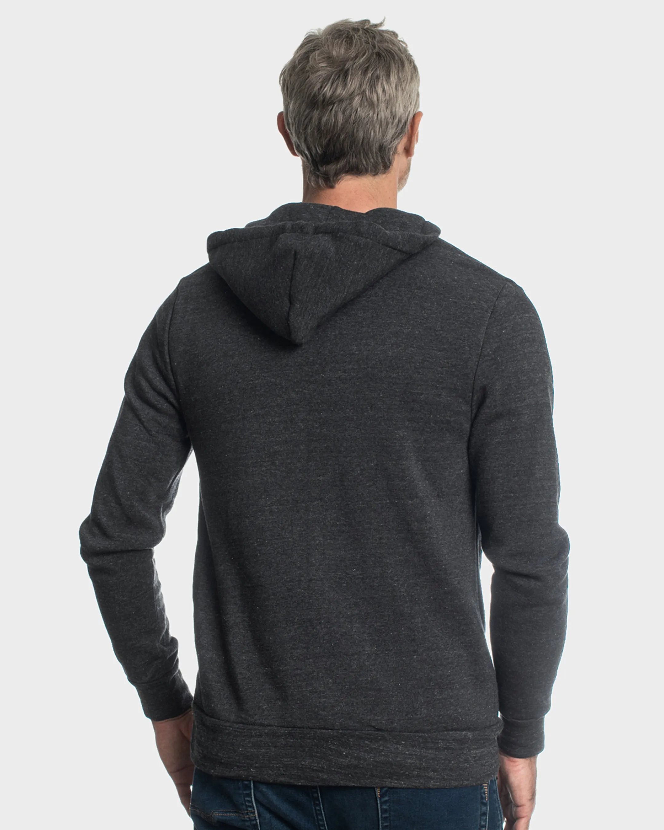 Black Fleece Zip Hoodie sold by True Classic product image thumbnail 3