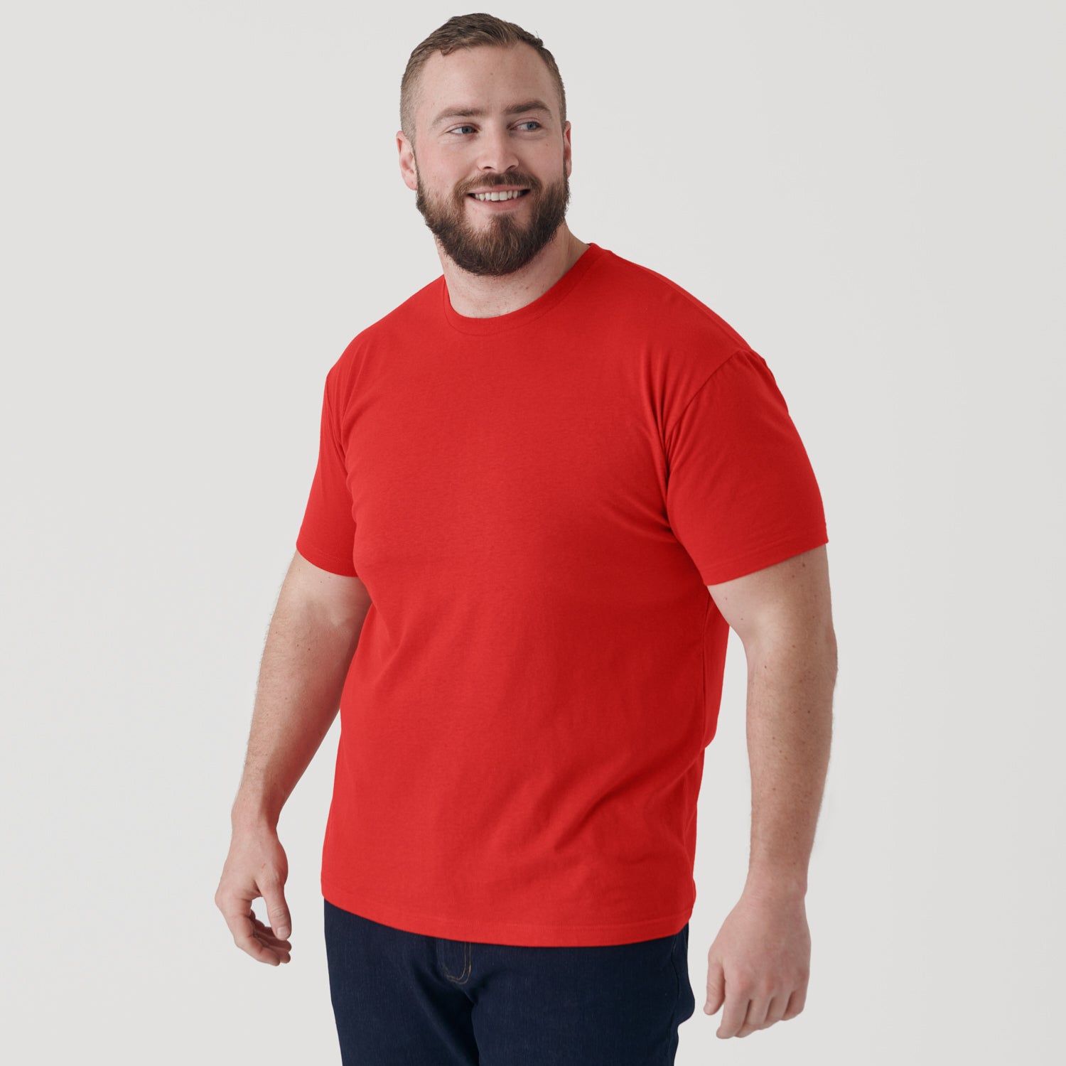 True Red Crew Neck T-Shirt sold by True Classic product image thumbnail 5