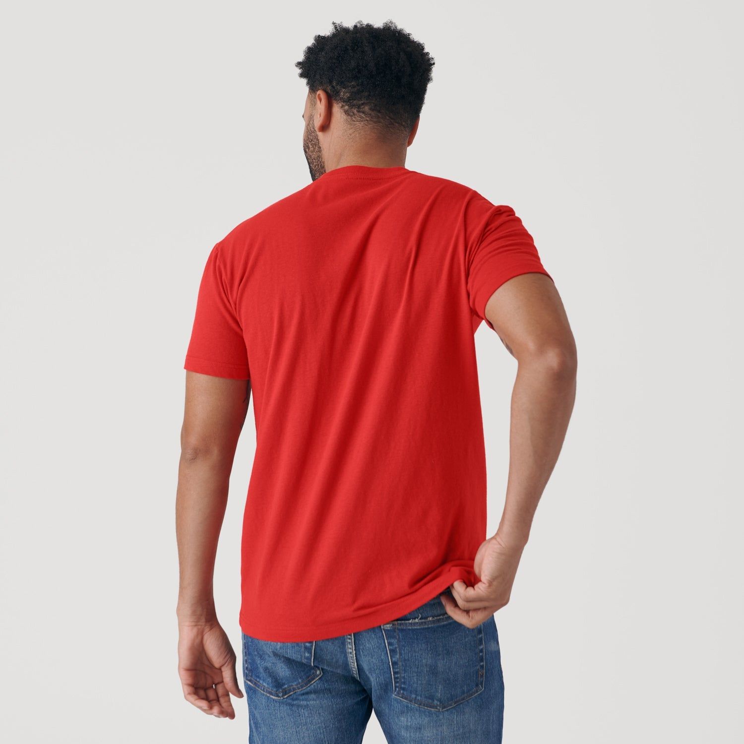 True Red Crew Neck T-Shirt sold by True Classic product image thumbnail 3