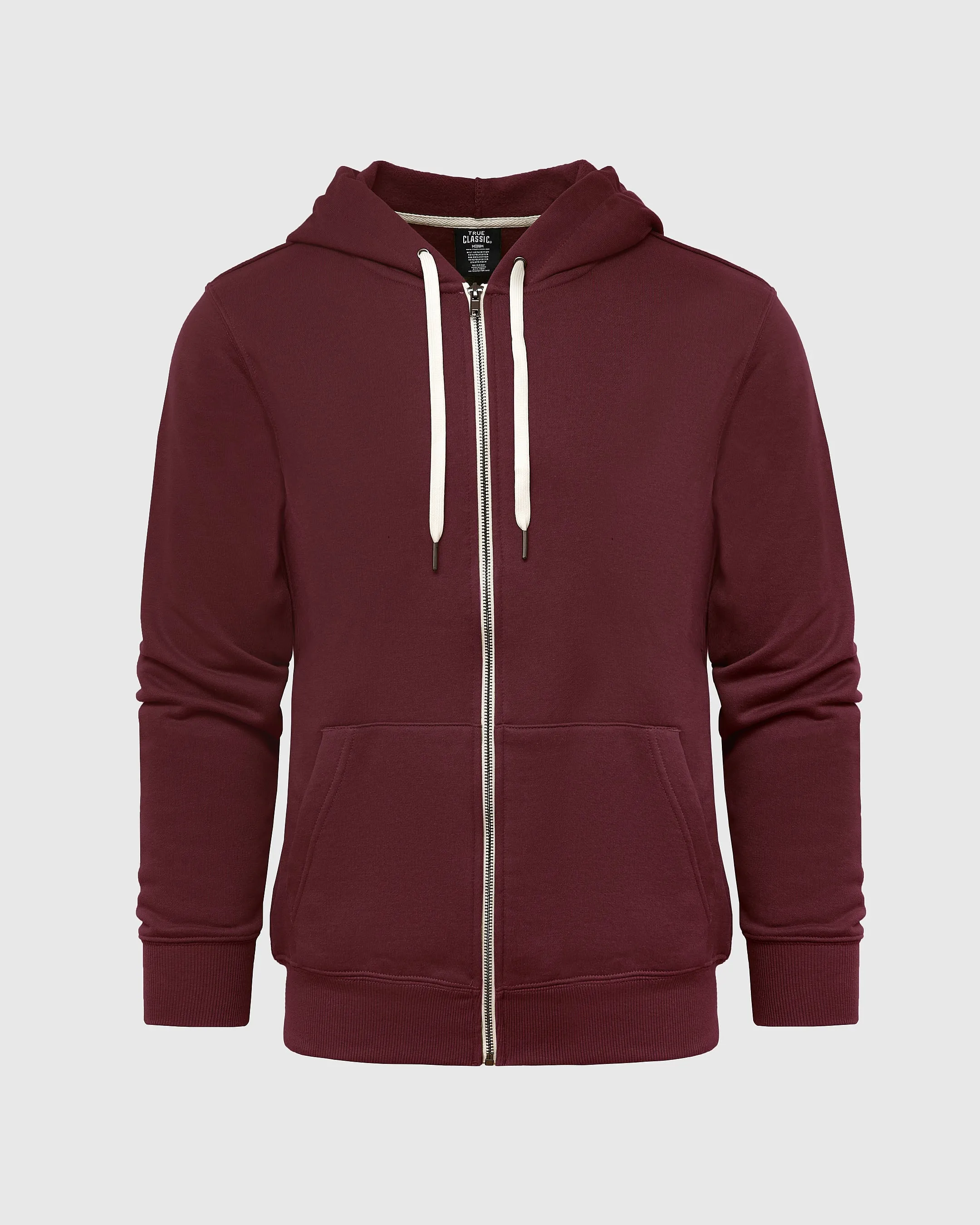 Mahogany Fleece French Terry Zip Hoodie sold by True Classic product image thumbnail 2