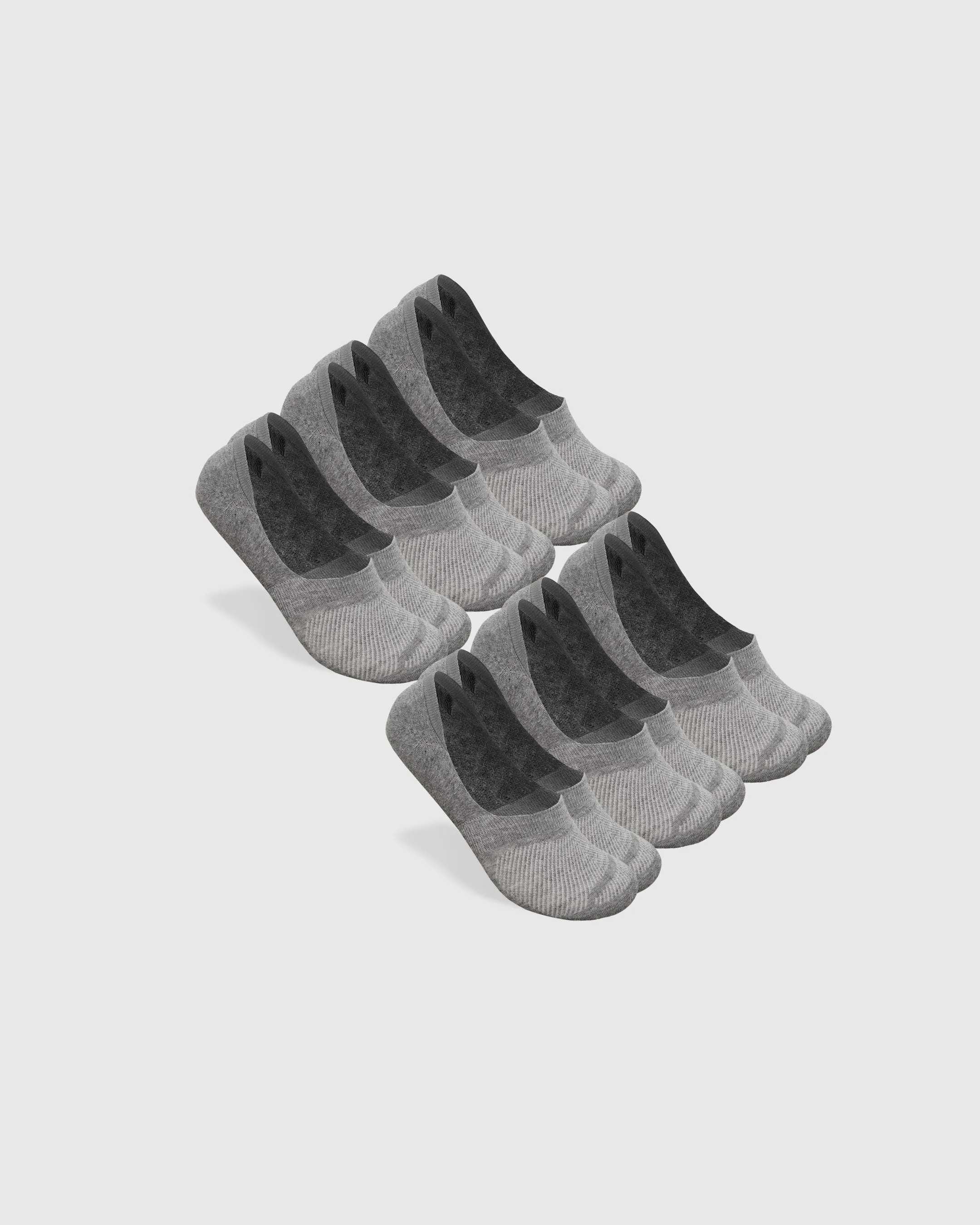 Heather Gray Never Show Socks 6-Pack sold by True Classic