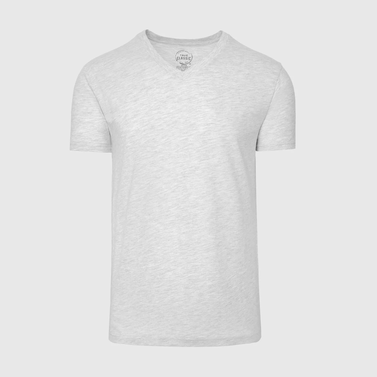 Light Heather Gray Classic V-Neck sold by True Classic product image thumbnail 2