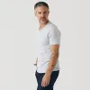 Light Heather Gray Classic V-Neck sold by True Classic