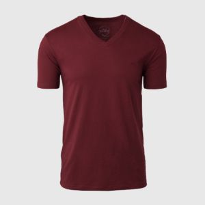 Burgundy V-Neck sold by True Classic