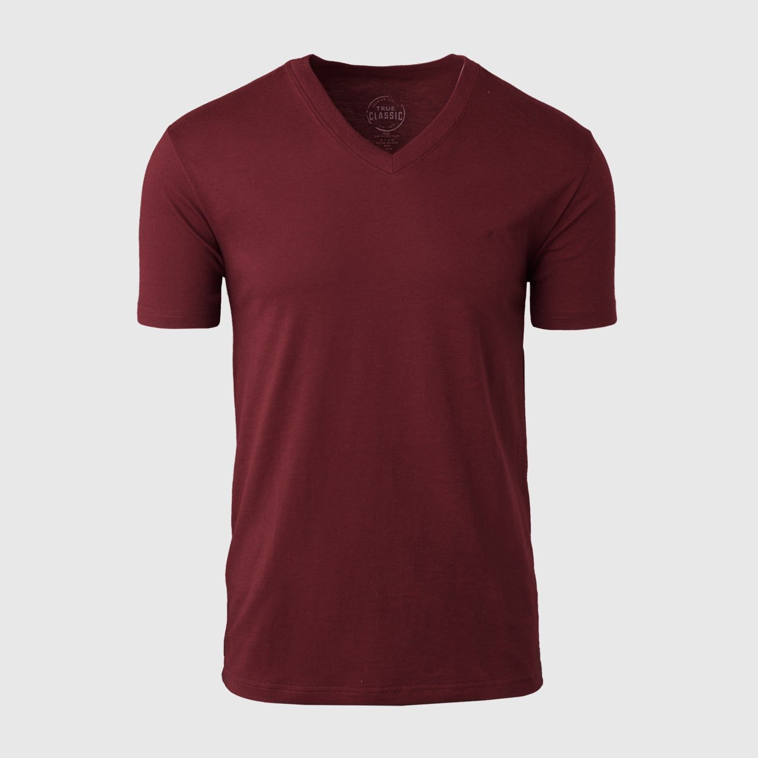 Burgundy V-Neck sold by True Classic product image thumbnail 2