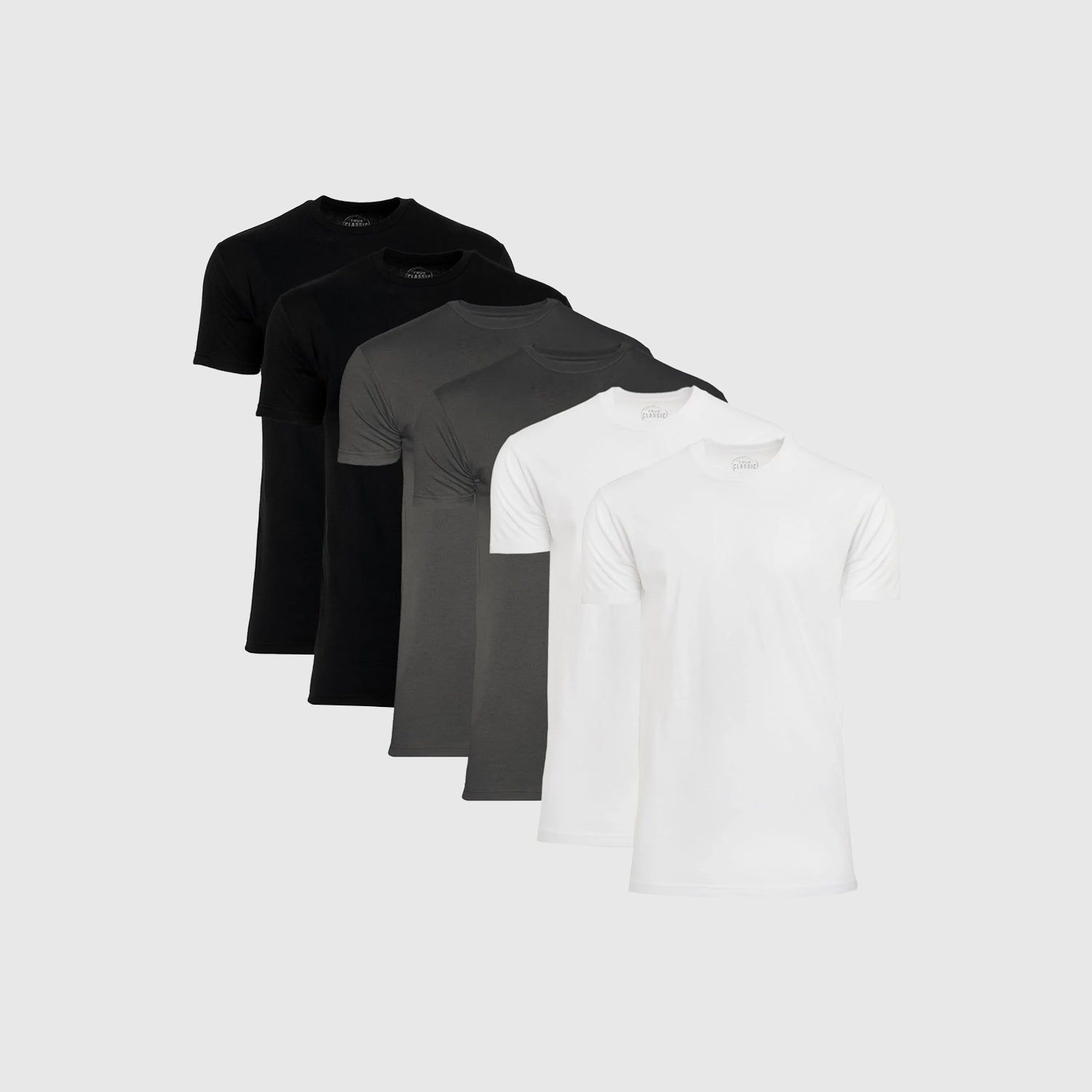 Tall Round Hem Crew Neck T-Shirt Core 6-Pack sold by True Classic