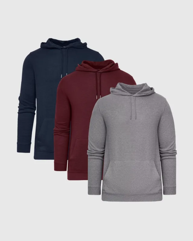 Winter Waffle Hoodie 3-Pack sold by True Classic