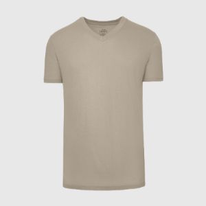 Military Beige V-Neck T-Shirt sold by True Classic