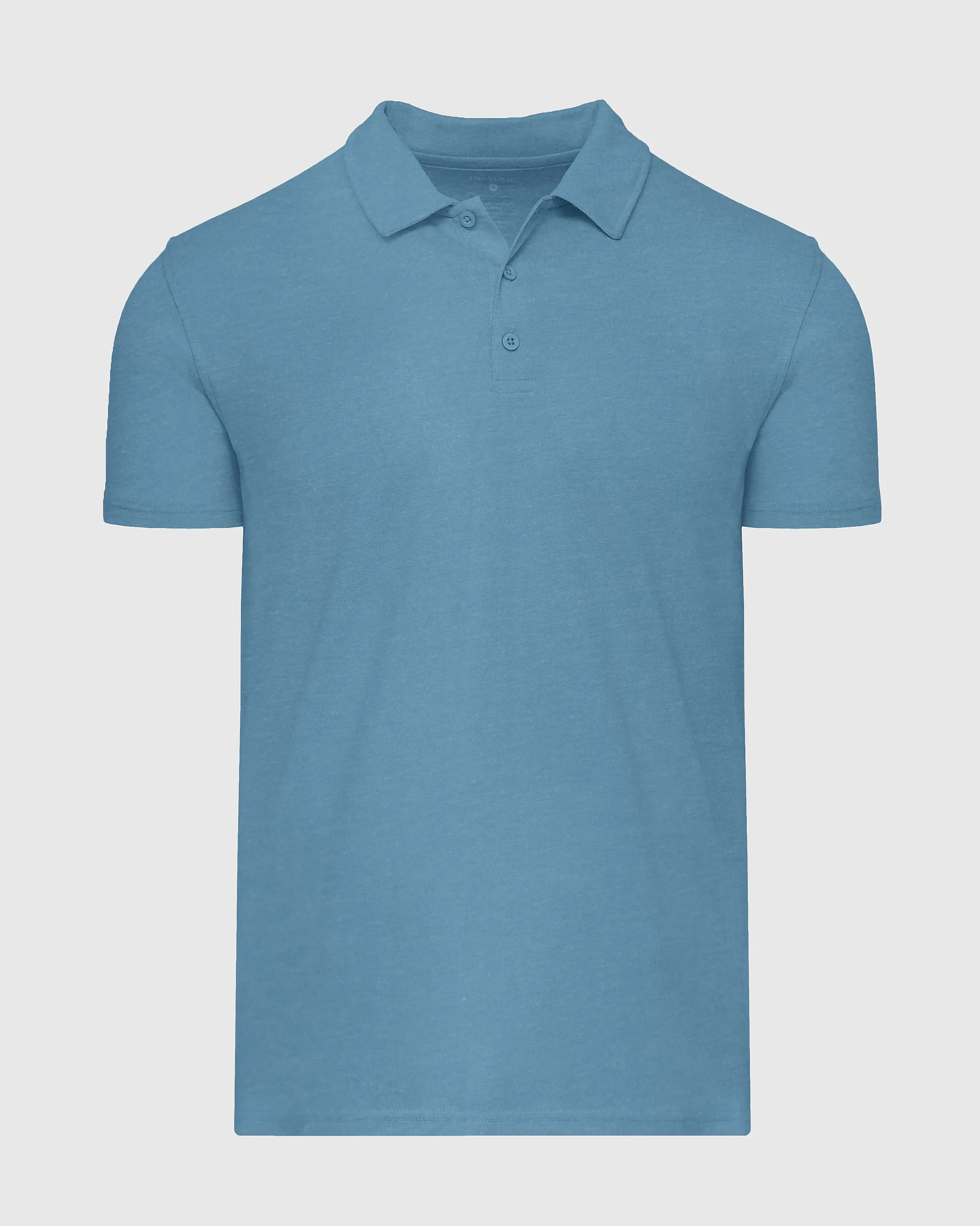 Blue Lake Heather Short Sleeve Polo sold by True Classic product image thumbnail 2