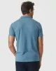 Blue Lake Heather Short Sleeve Polo sold by True Classic