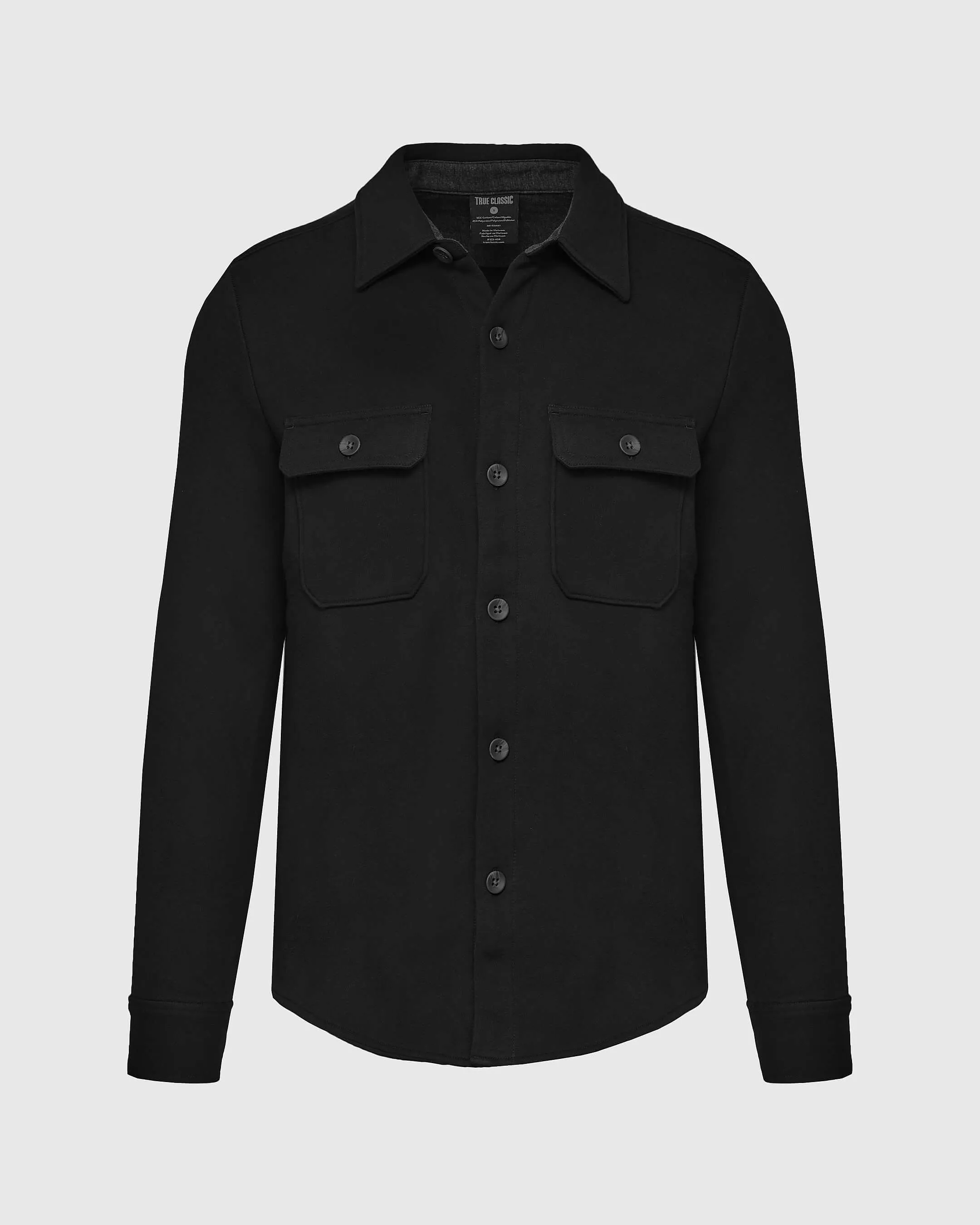 Black Fleece Shacket sold by True Classic product image thumbnail 2