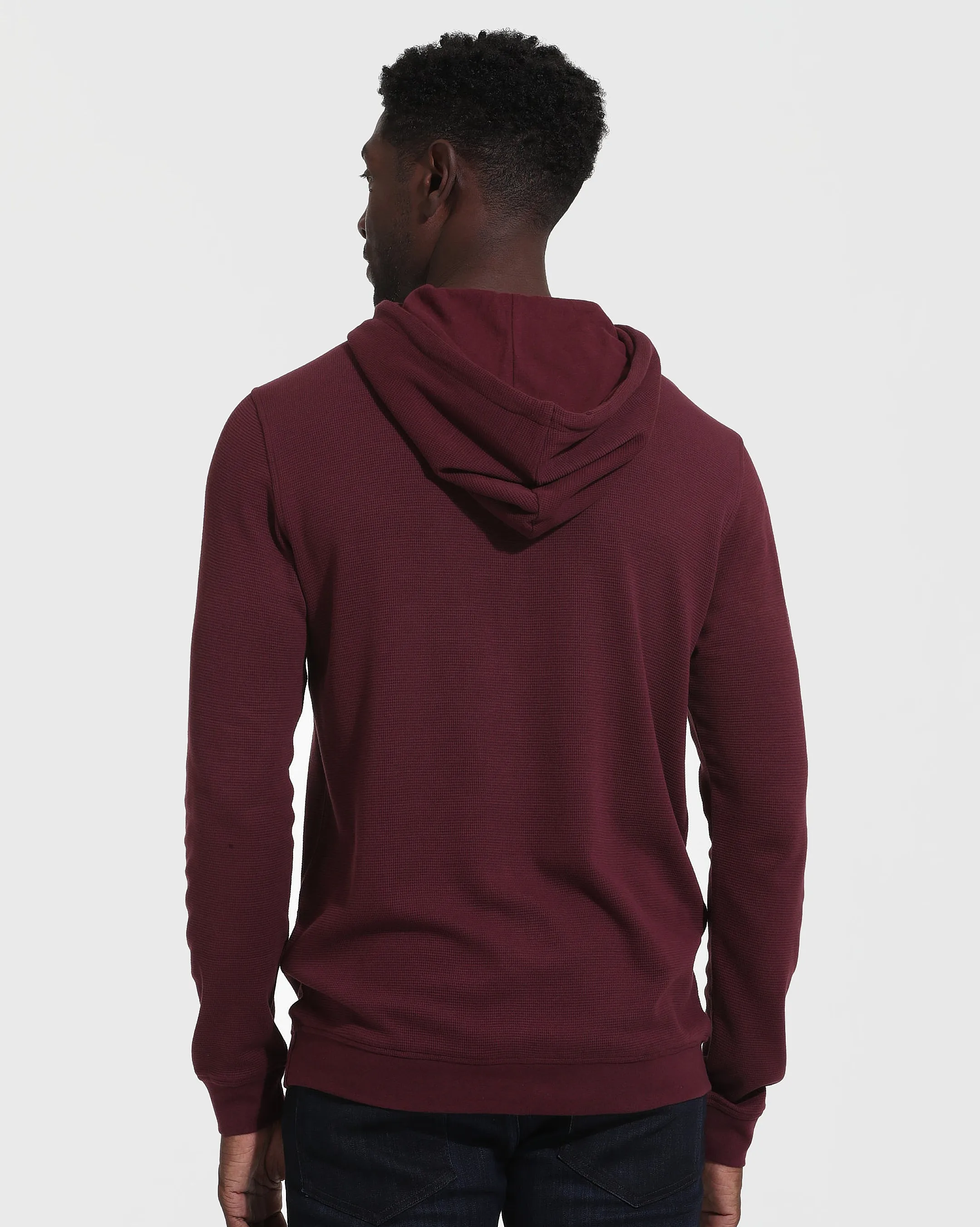 Mahogany Waffle Hoodie sold by True Classic product image thumbnail 3