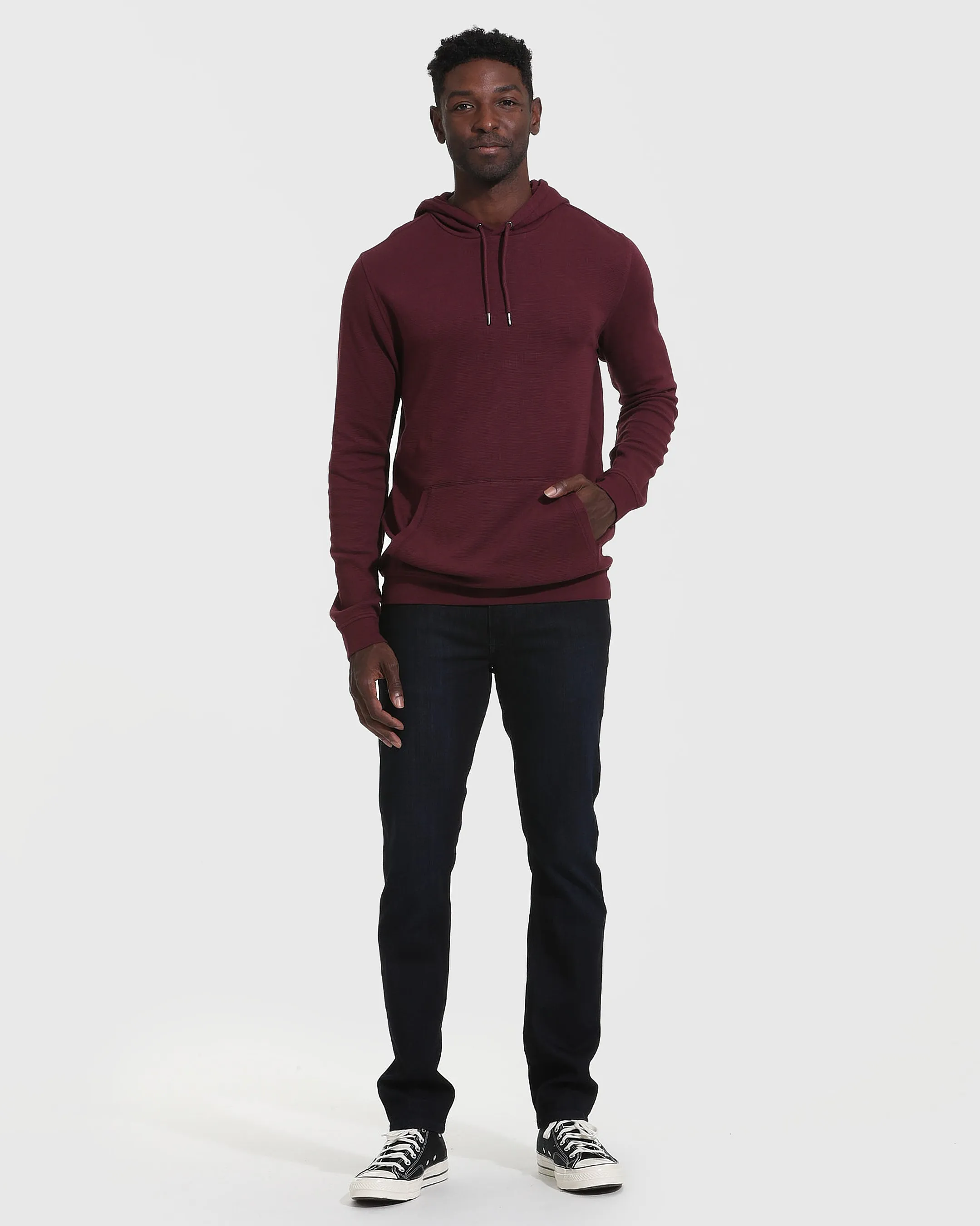 Mahogany Waffle Hoodie sold by True Classic product image thumbnail 5