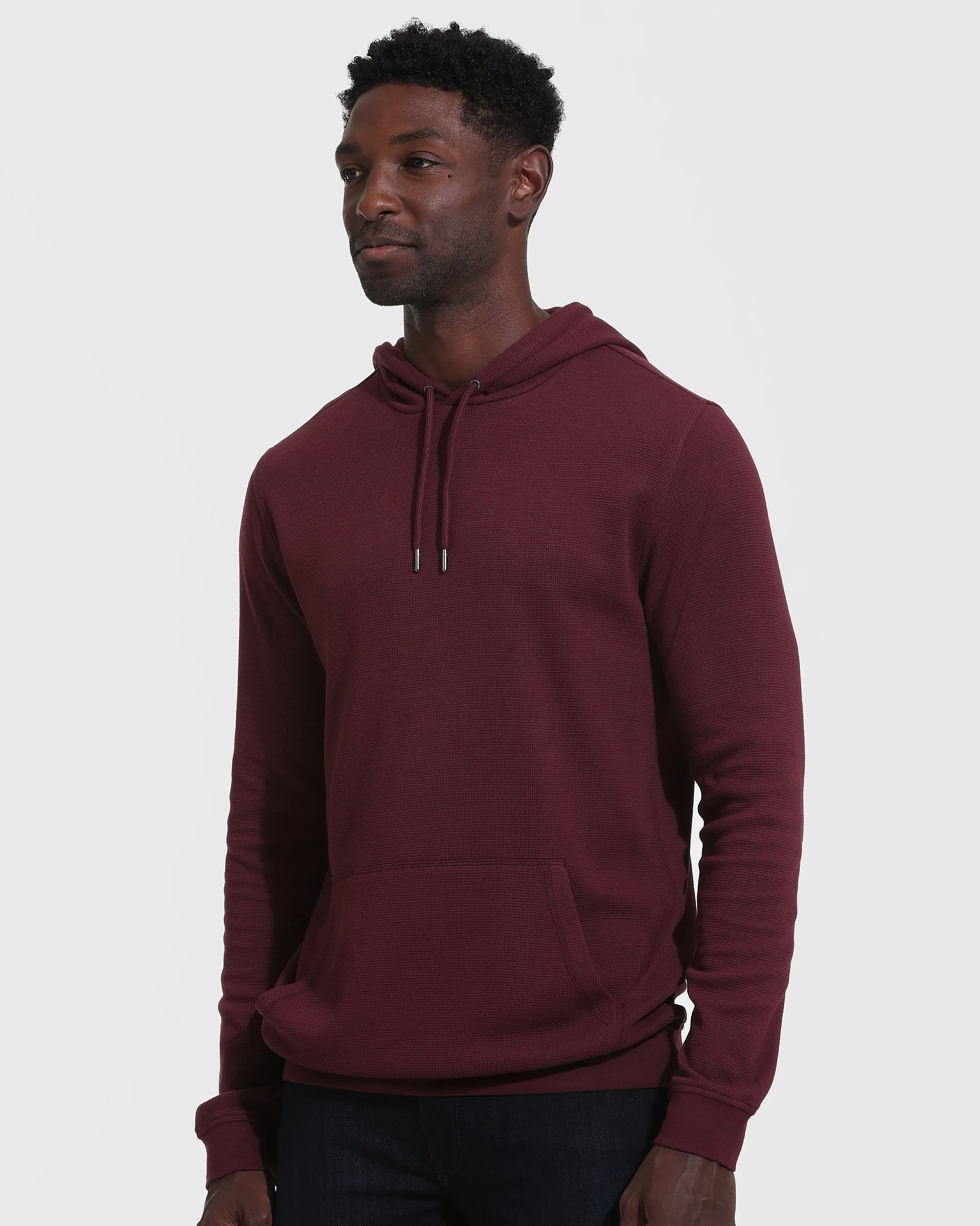 Mahogany Waffle Hoodie sold by True Classic product image thumbnail 4