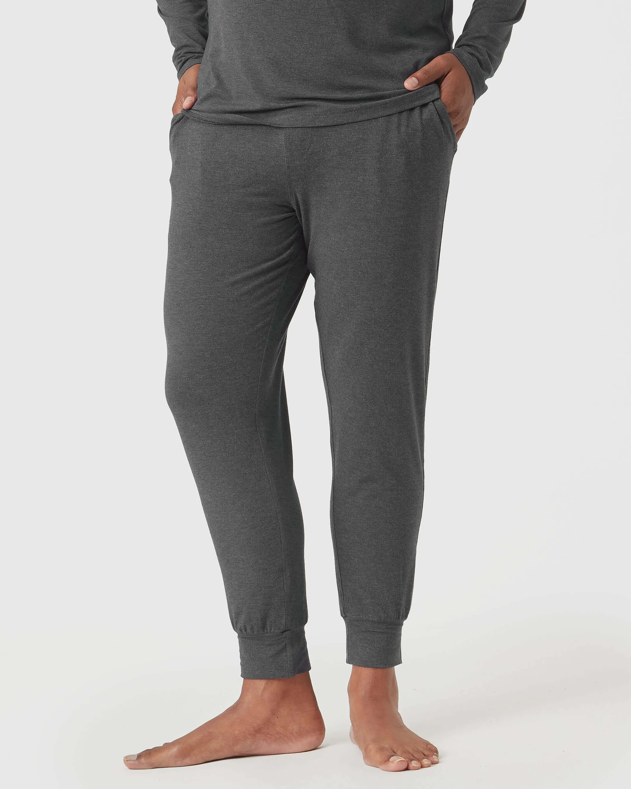 Charcoal Heather Gray Loungewear Set sold by True Classic product image thumbnail 5