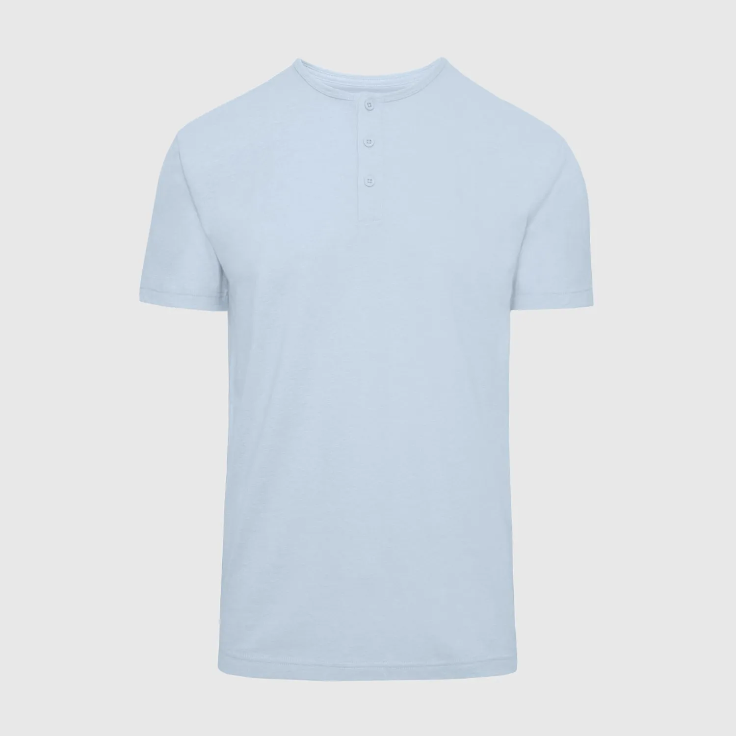 Heather Pale Blue Short Sleeve Henley sold by True Classic product image thumbnail 2