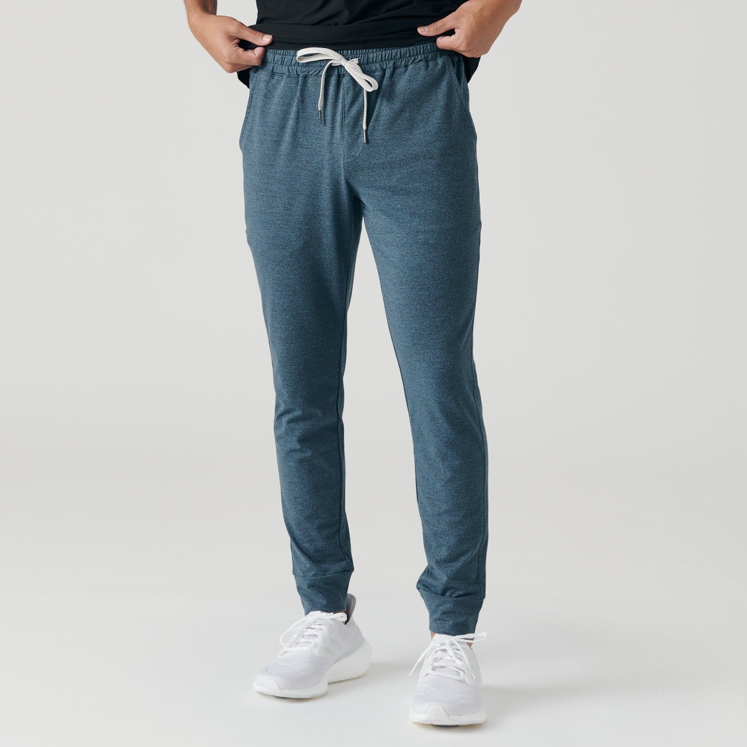 Dark Heather Indigo Active Joggers sold by True Classic