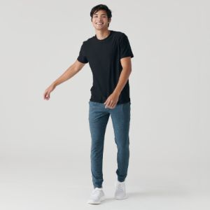 Dark Heather Indigo Active Joggers sold by True Classic