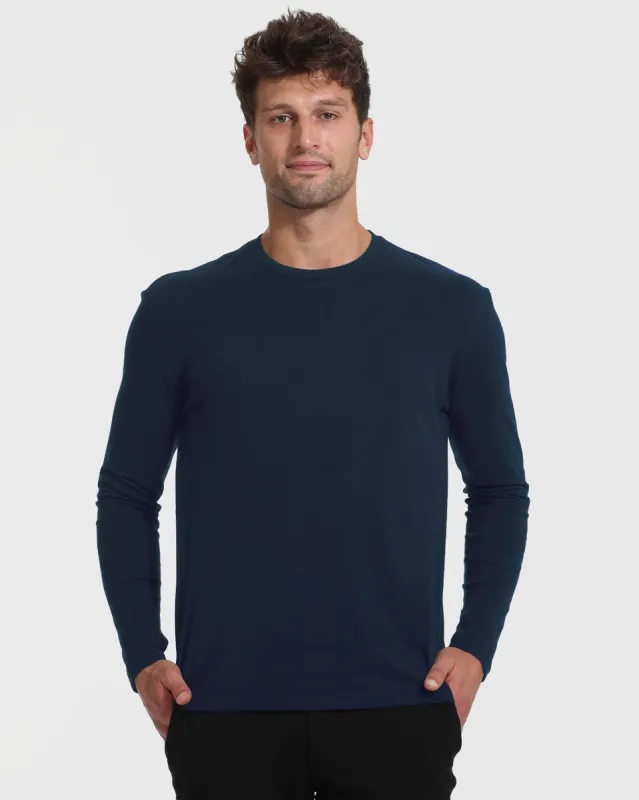Navy Tall Long Sleeve T-Shirt sold by True Classic