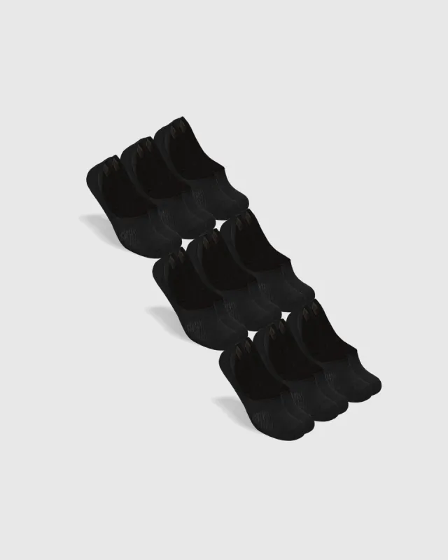 Black Never Show Socks 9-Pack sold by True Classic
