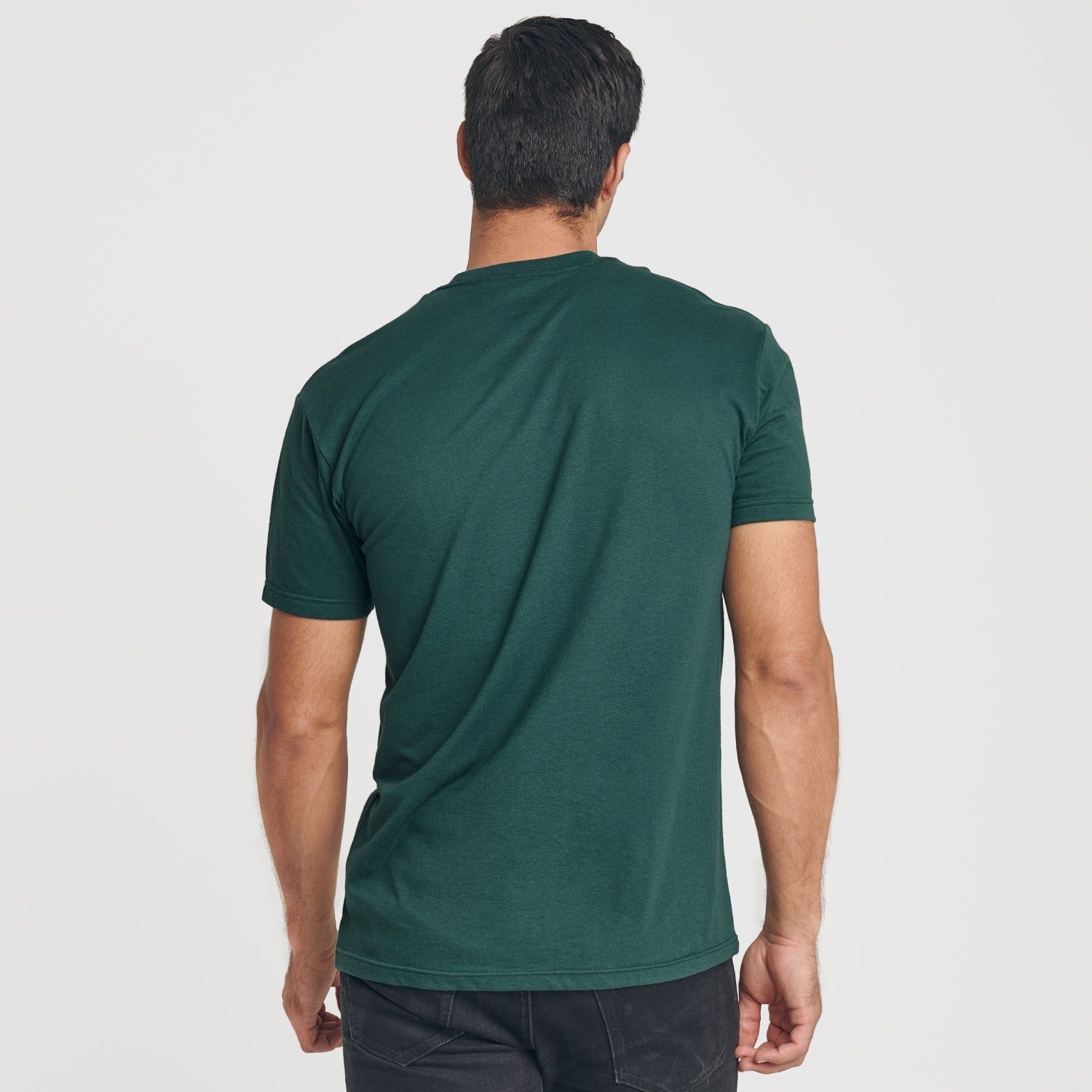 Forest Green Crew Neck T-Shirt sold by True Classic product image thumbnail 3
