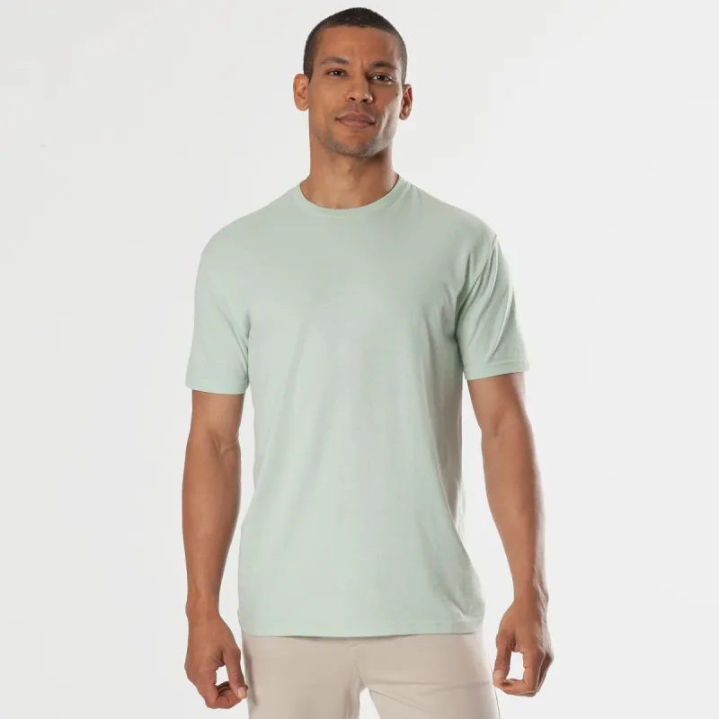 Green Lapis Crew Neck T-Shirt sold by True Classic