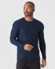 Dark Heather Cadet Long Sleeve Active Crew Neck sold by True Classic