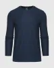 Dark Heather Cadet Long Sleeve Active Crew Neck sold by True Classic