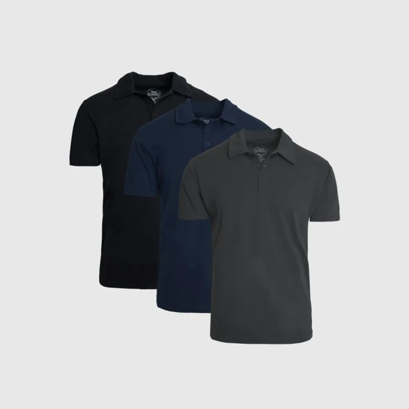 The Core Classic Polo 3-Pack sold by True Classic