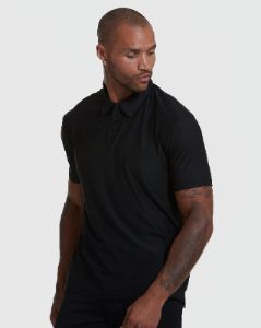 Black Active Polo sold by True Classic