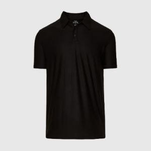 Black Active Polo sold by True Classic