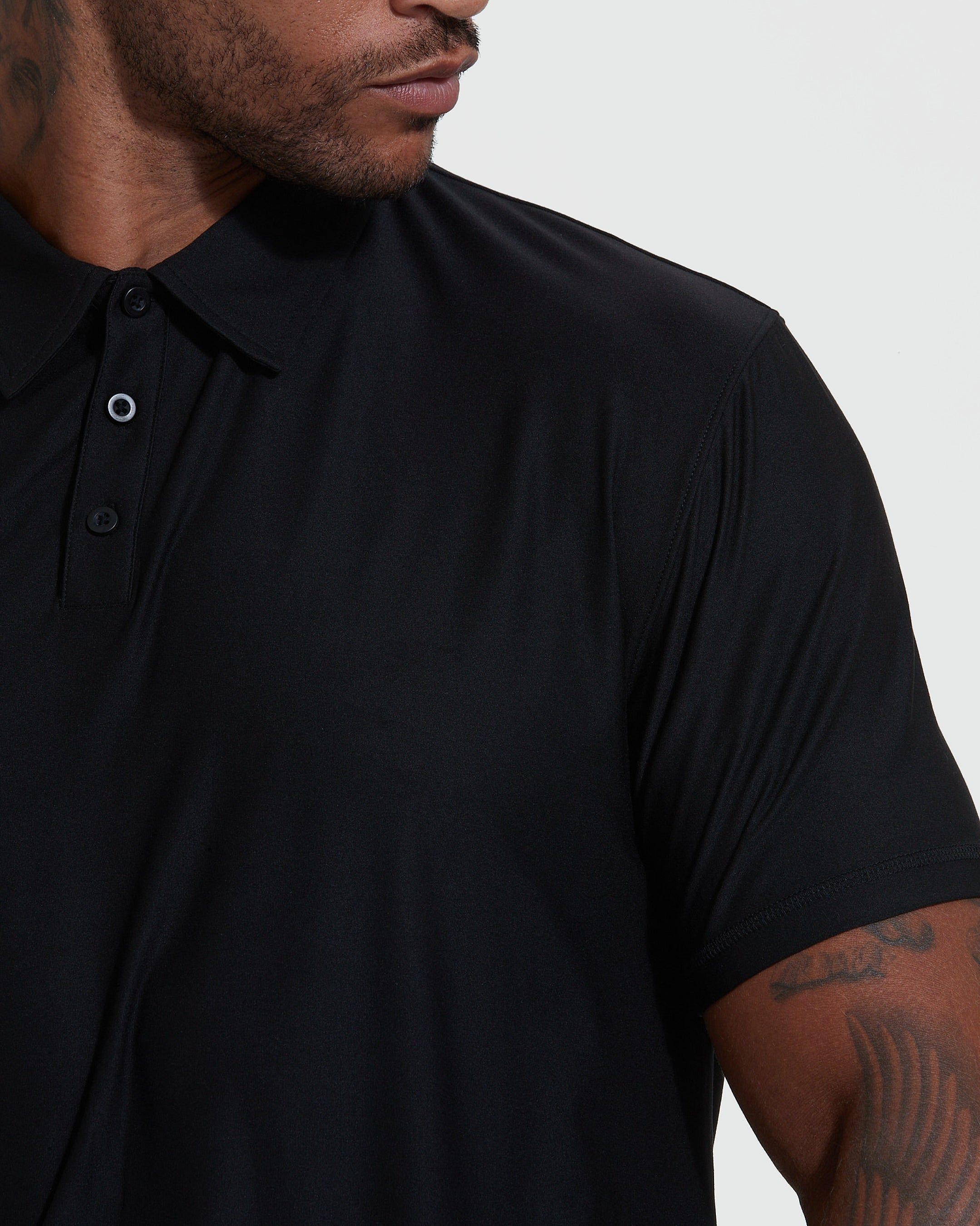 Black Active Polo sold by True Classic product image thumbnail 5