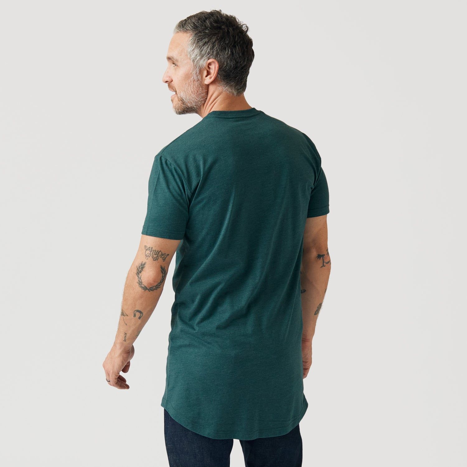 Heather Tall Round Hem Crew Neck 3-Pack sold by True Classic product image thumbnail 3