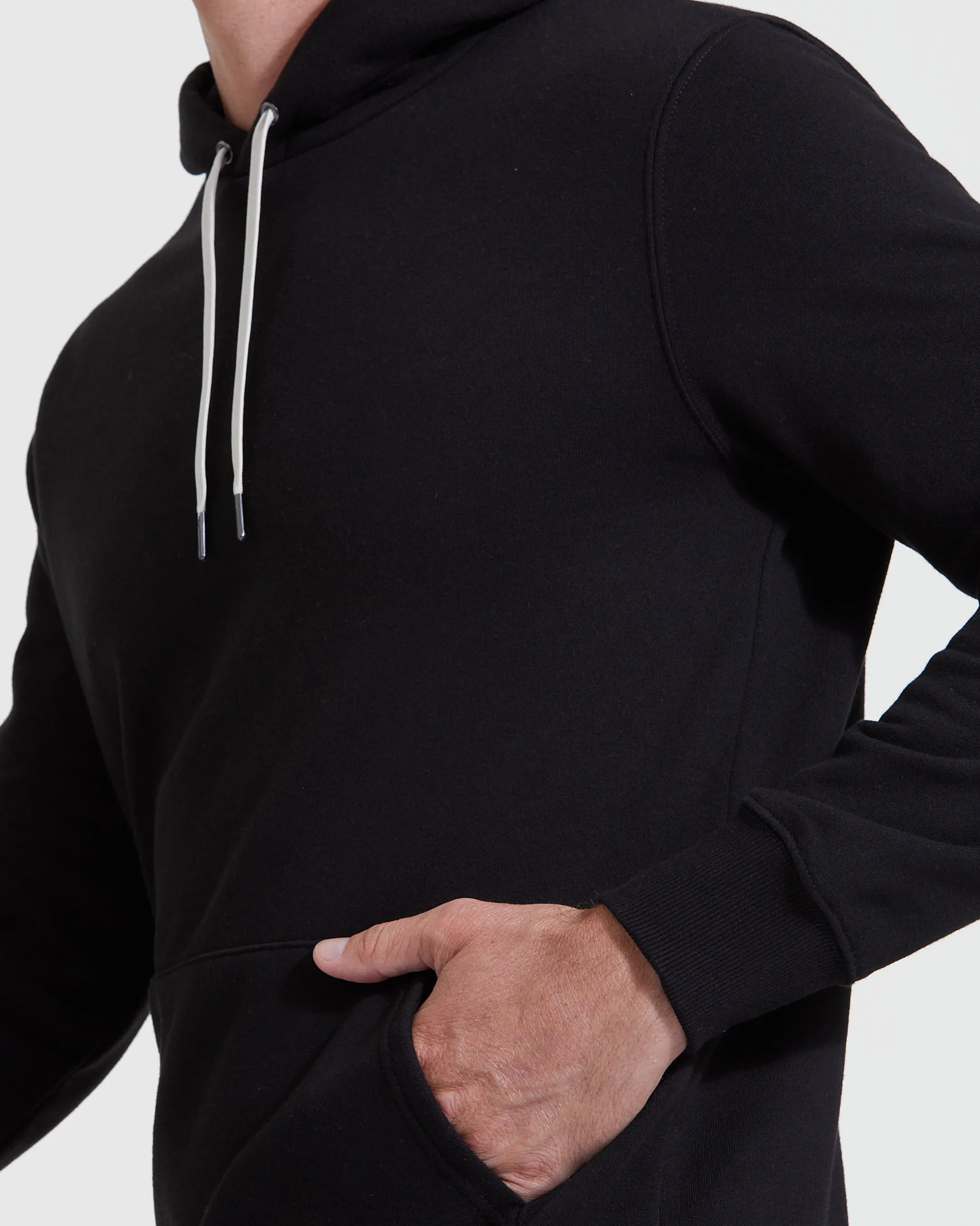 Black Fleece French Terry Pullover Hoodie sold by True Classic product image thumbnail 5