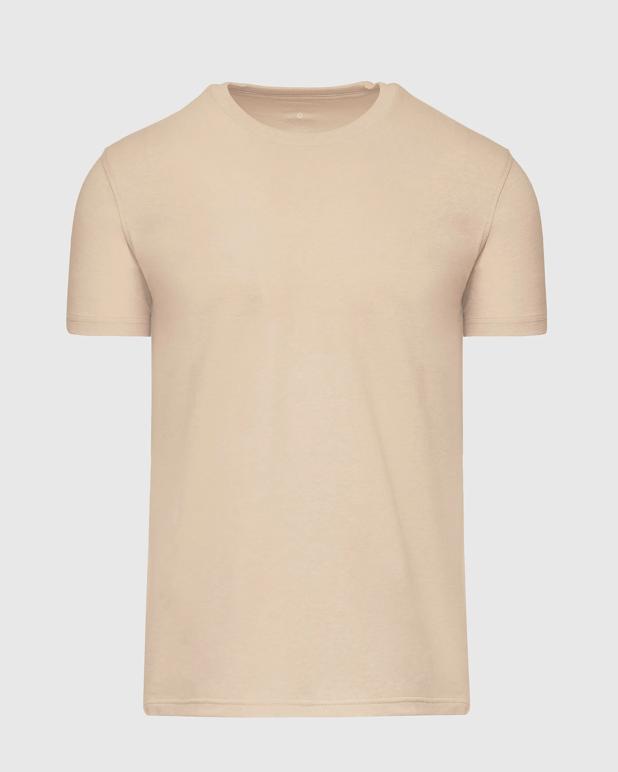 Light Camel Cream Heather Classic Crew sold by True Classic product image thumbnail 2