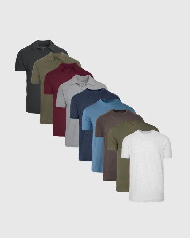 Polos & Crews 9-Pack sold by True Classic