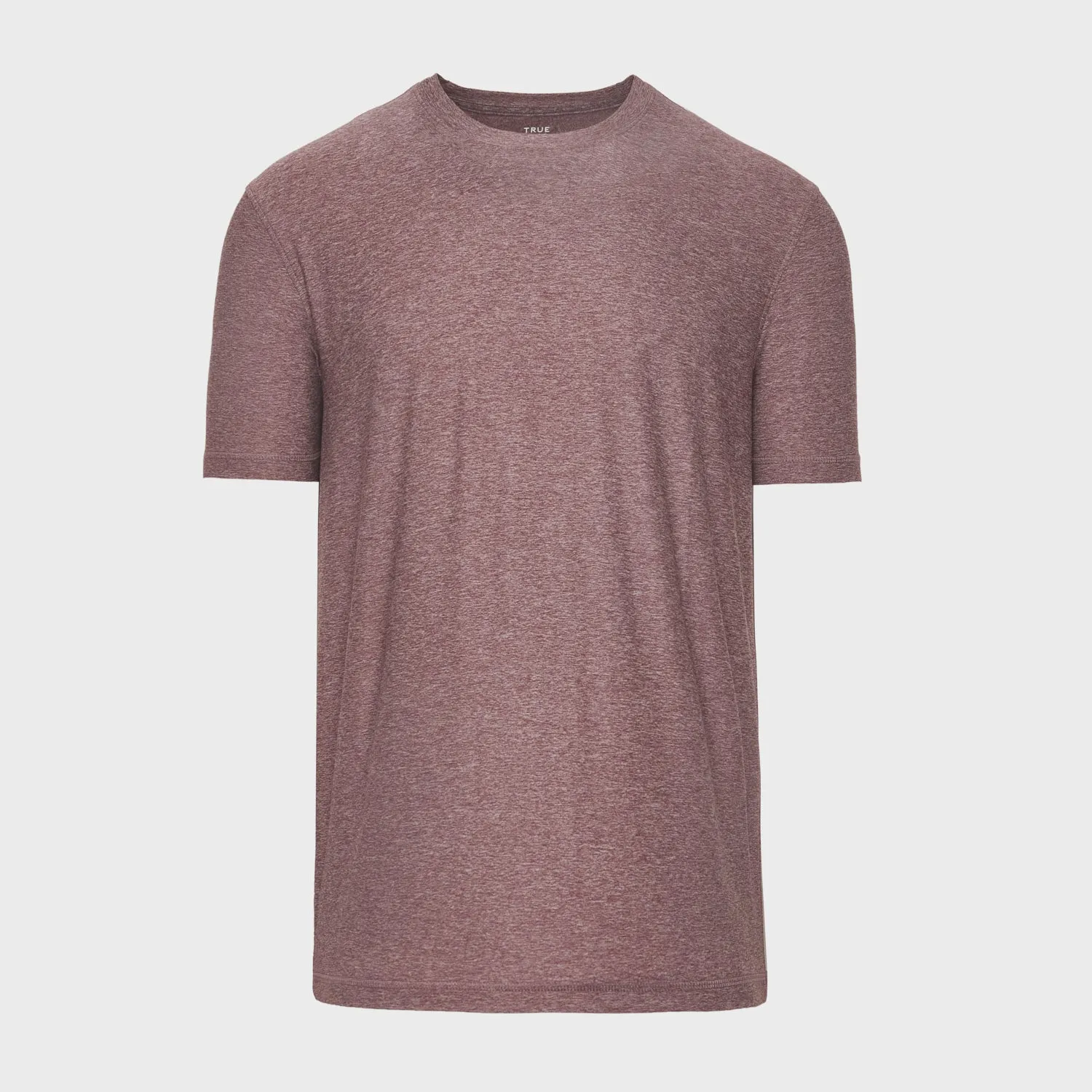 Heather Burgundy Active Crew Neck Tee sold by True Classic product image thumbnail 2