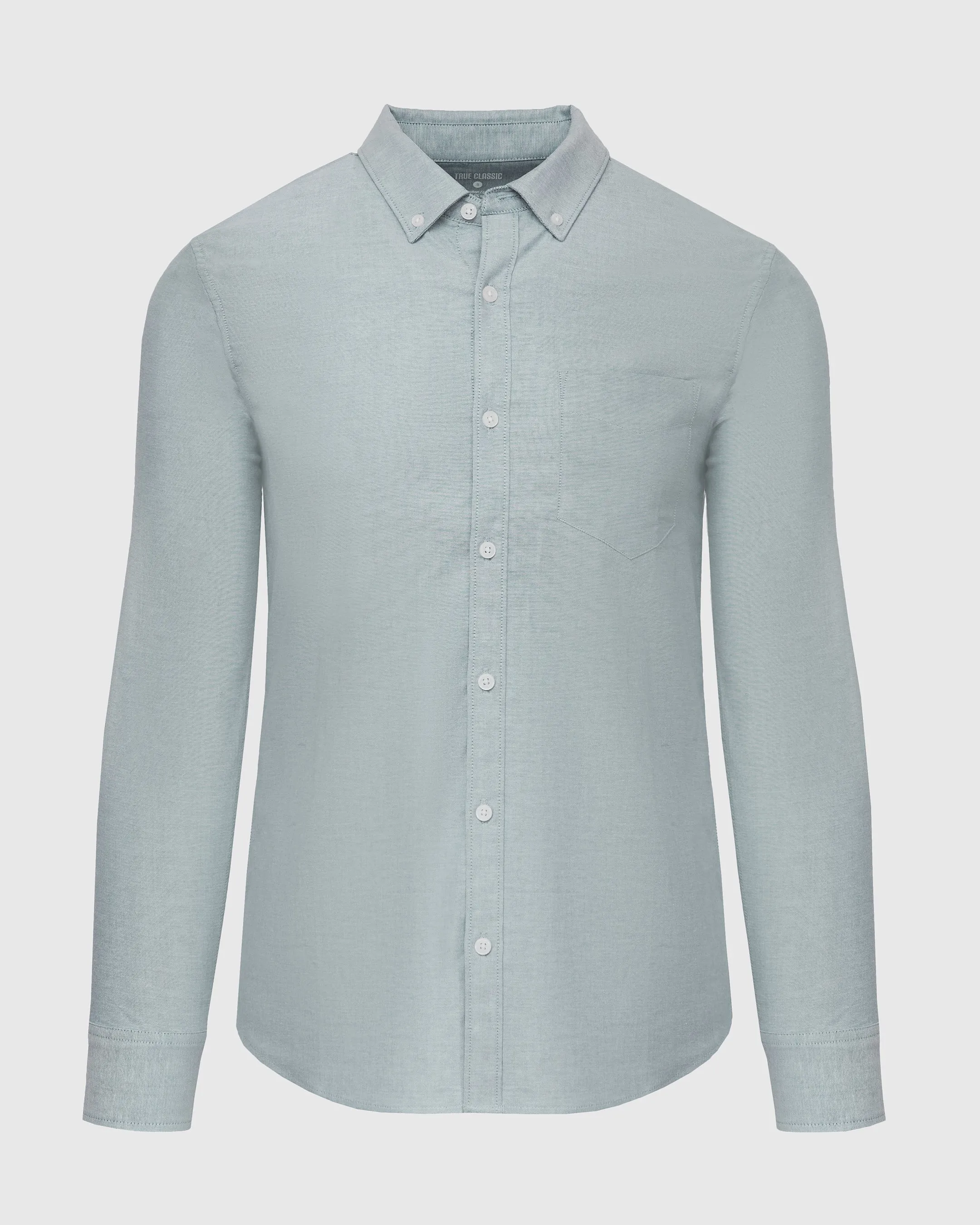 Moss Stretch Oxford Long Sleeve Shirt sold by True Classic product image thumbnail 2