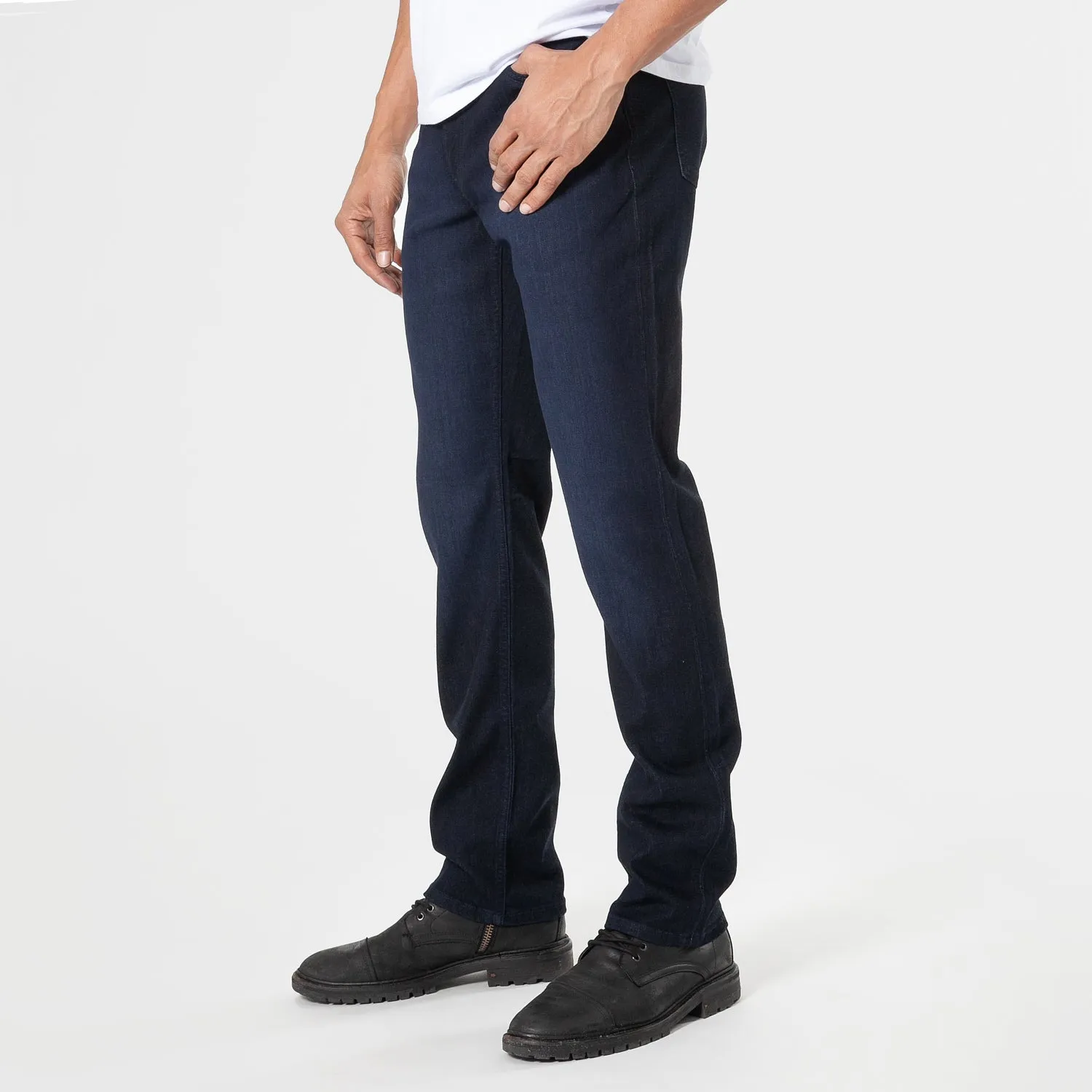 Indigo and Medium Straight Fit Comfort Jeans 2-Pack sold by True Classic product image thumbnail 4