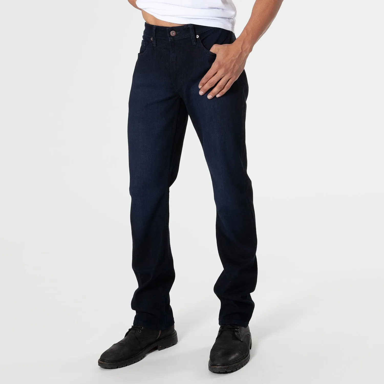 Indigo and Medium Straight Fit Comfort Jeans 2-Pack sold by True Classic product image thumbnail 2