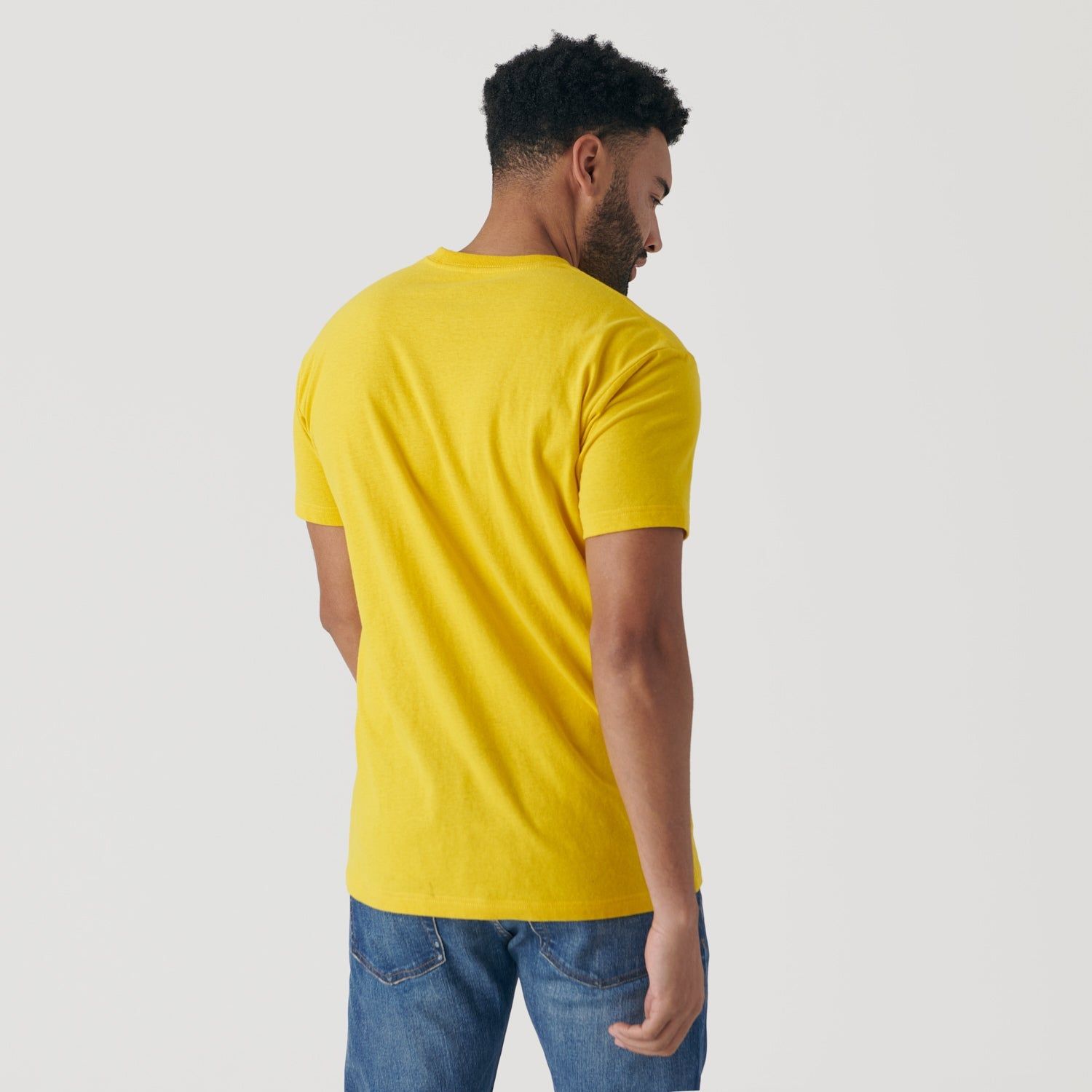 Yellow Crew Neck T-Shirt sold by True Classic product image thumbnail 3