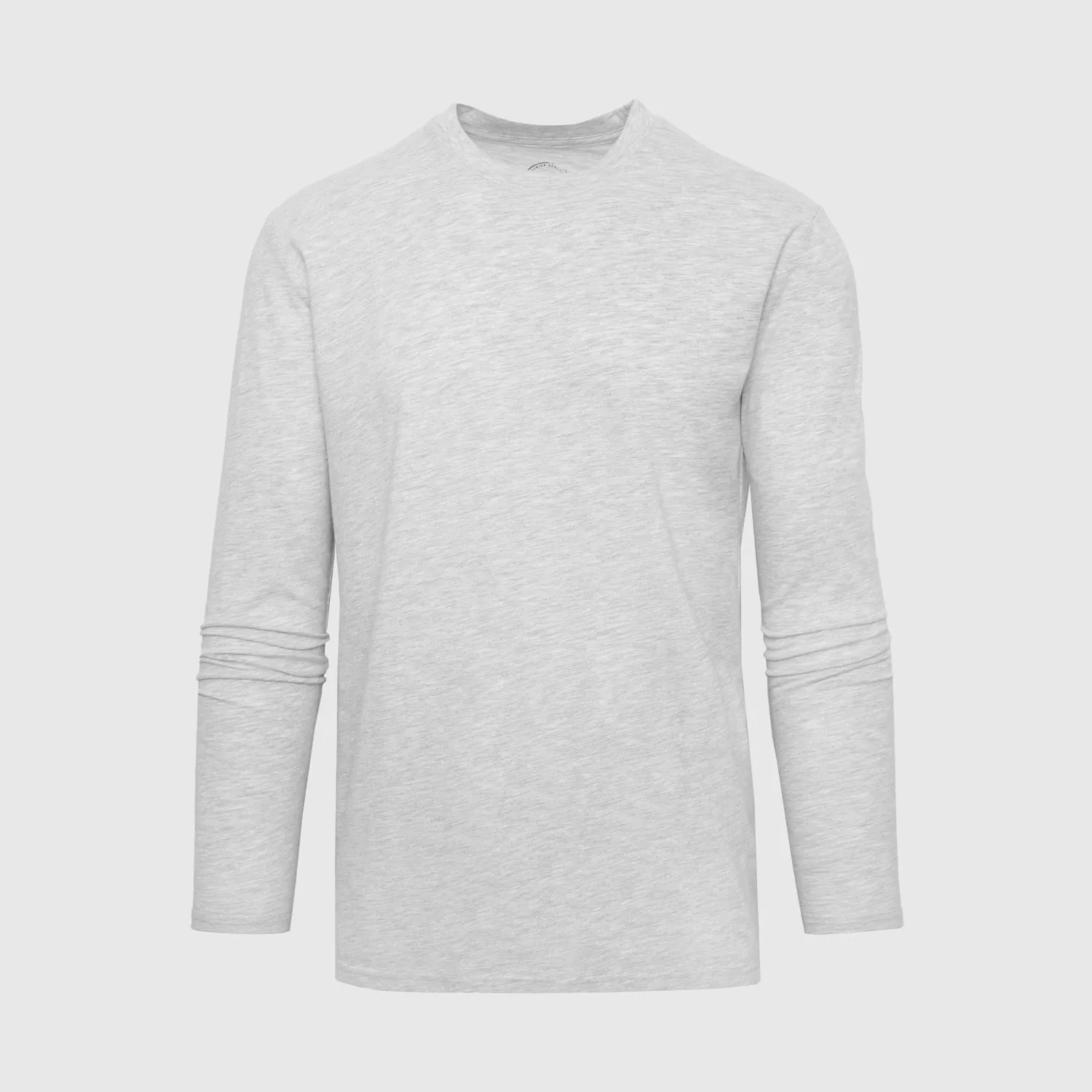 Light Heather Gray Classic Long Sleeve Crew Neck sold by True Classic product image thumbnail 2