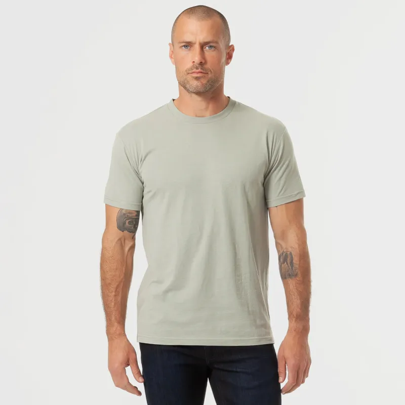 Slate Green Short Sleeve Crew Neck sold by True Classic