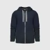 Navy Fleece French Terry Zip Hoodie sold by True Classic