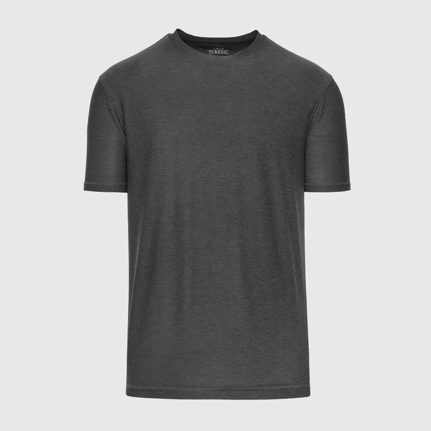 Charcoal Heather Gray Active Crew Neck Tee sold by True Classic product image thumbnail 2