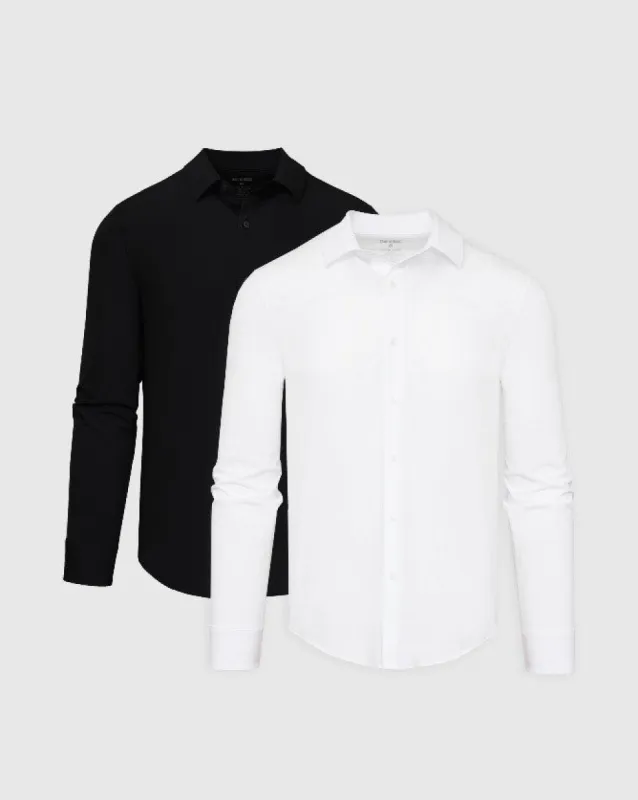 Core Performance Lightweight Dress Shirt 2-Pack sold by True Classic