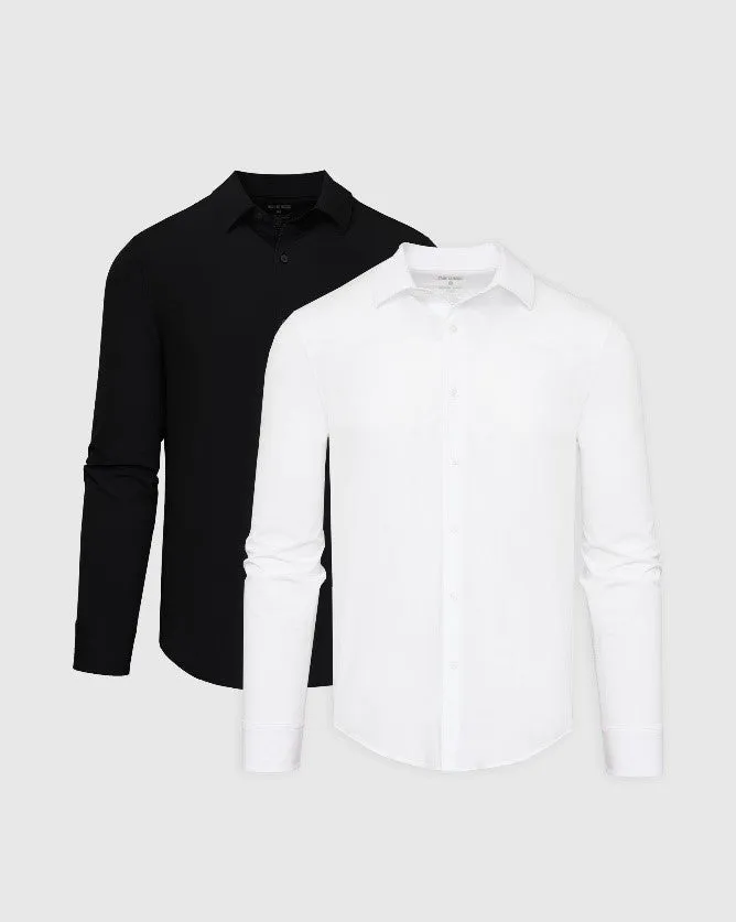 Core Performance Lightweight Dress Shirt 2-Pack sold by True Classic